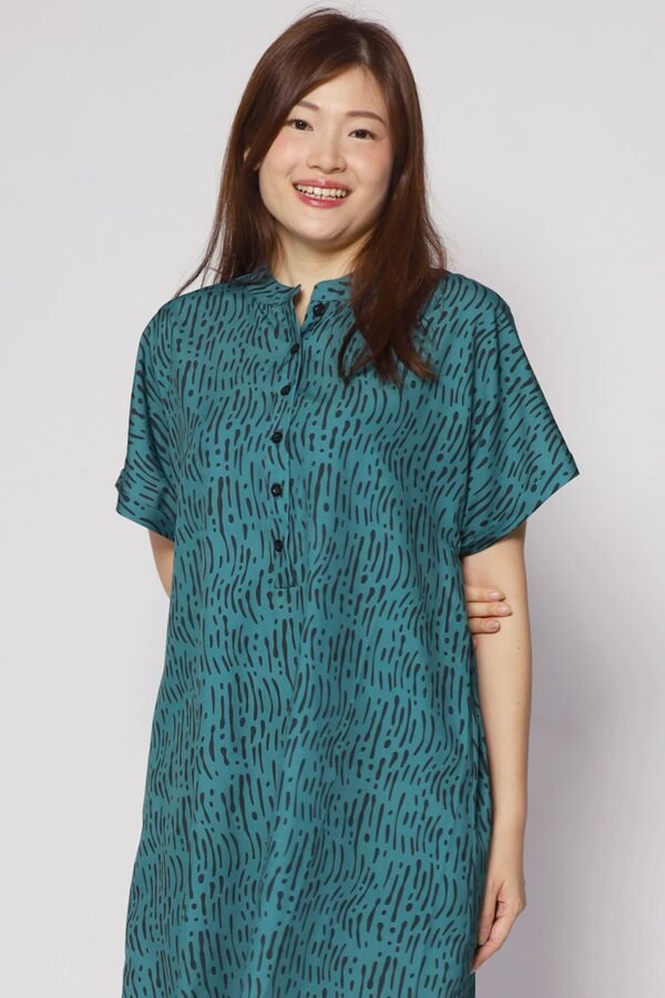 Penn Dress in Green Bonanza - Image 9