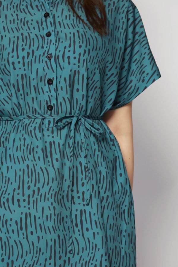 Penn Dress in Green Bonanza - Image 5