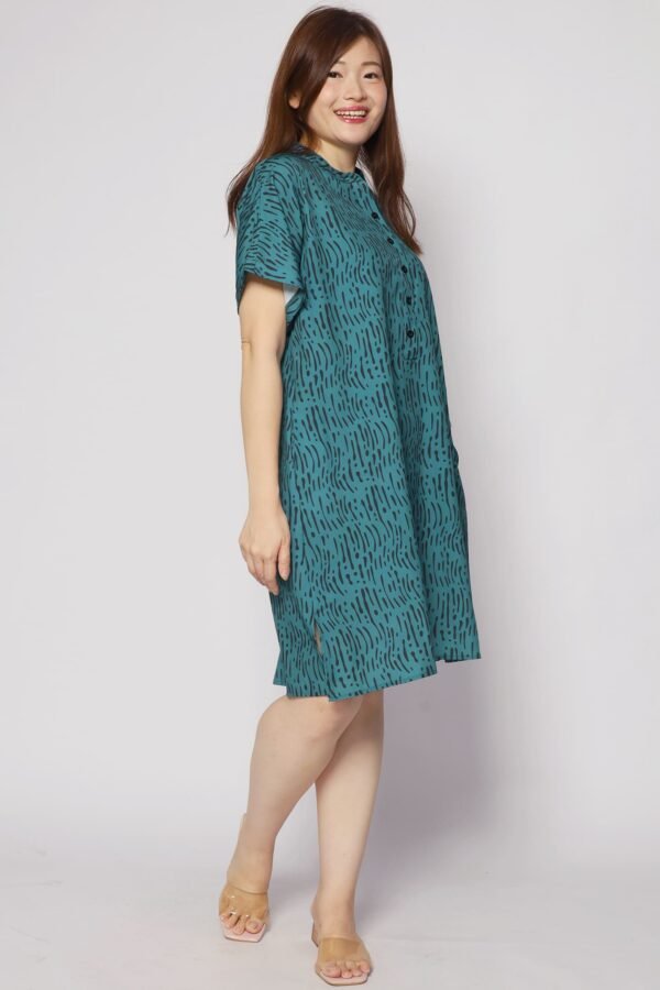 Penn Dress in Green Bonanza - Image 7