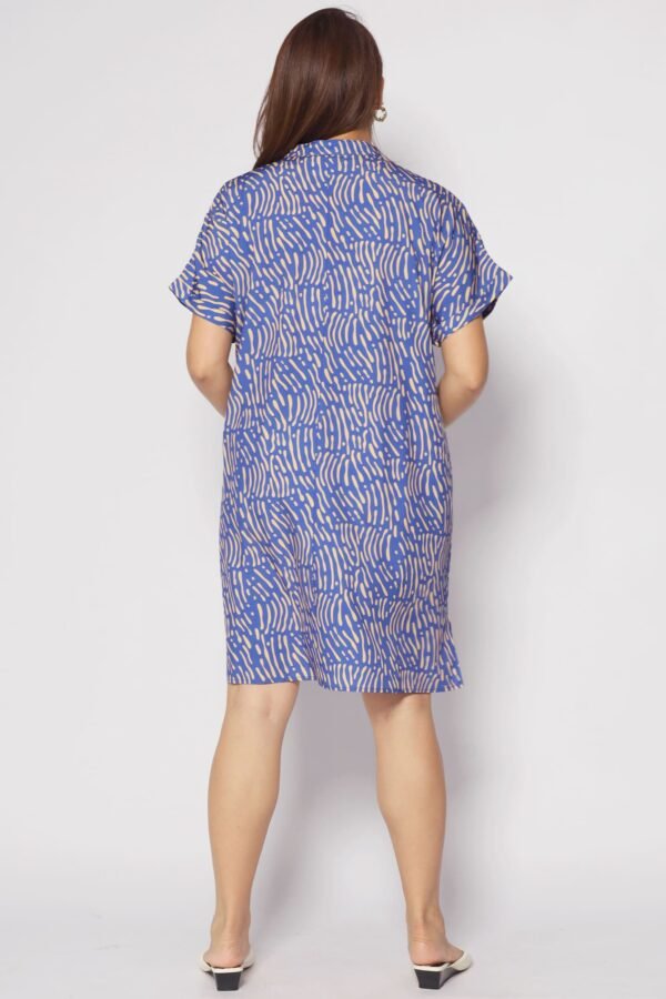 Penn Dress in Yellow Scribbles - Image 9