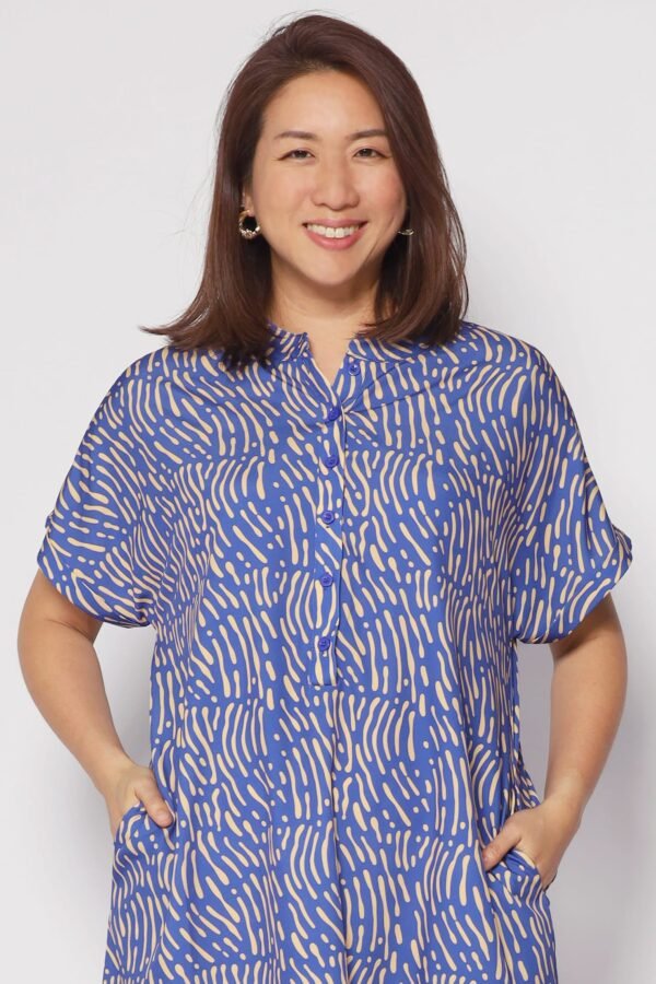 Penn Dress in Yellow Scribbles - Image 10