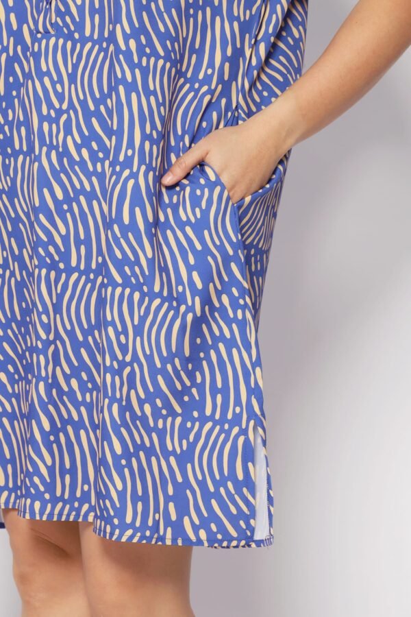 Penn Dress in Yellow Scribbles - Image 11