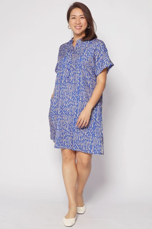 Penn Dress in Yellow Scribbles - Image 6