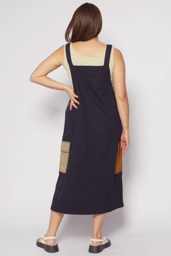 Phoenix Colourblock Pinafore Dress - Image 6