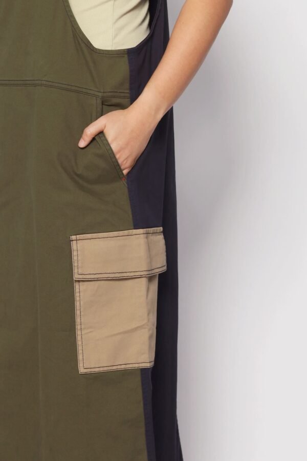 Phoenix Colourblock Pinafore Dress - Image 9