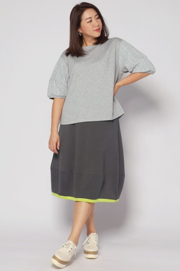 Piper Trimming Skirt in Grey - Image 7