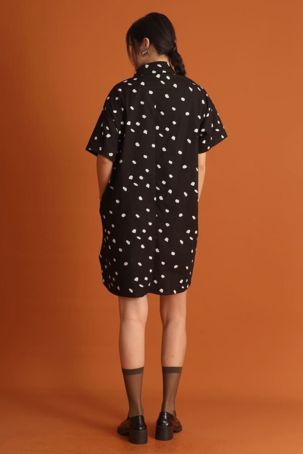 CHOSEN - Da Hee Polkadot Shirt Dress - Image 7