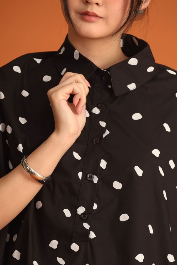 CHOSEN - Da Hee Polkadot Shirt Dress - Image 9