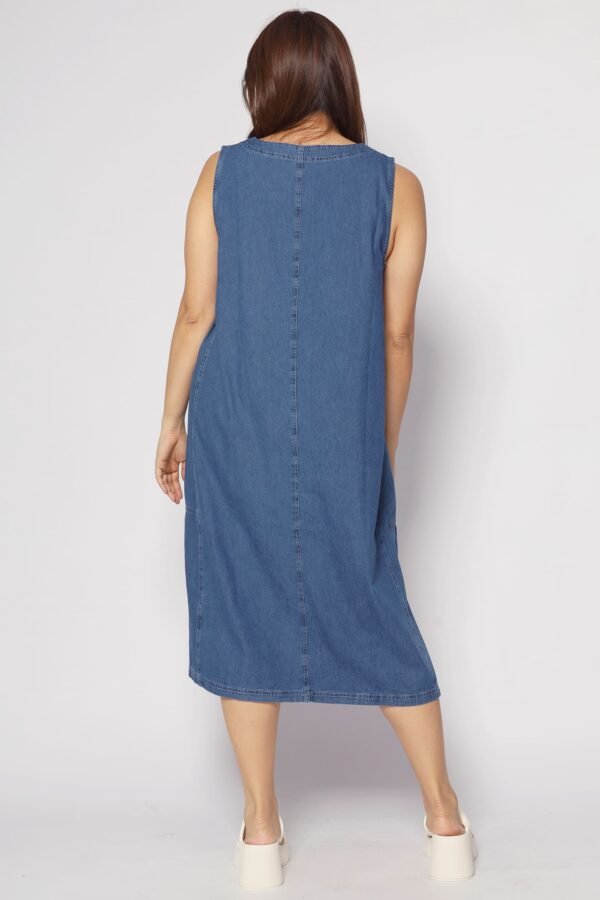 Quincy Denim Dress - Image 7