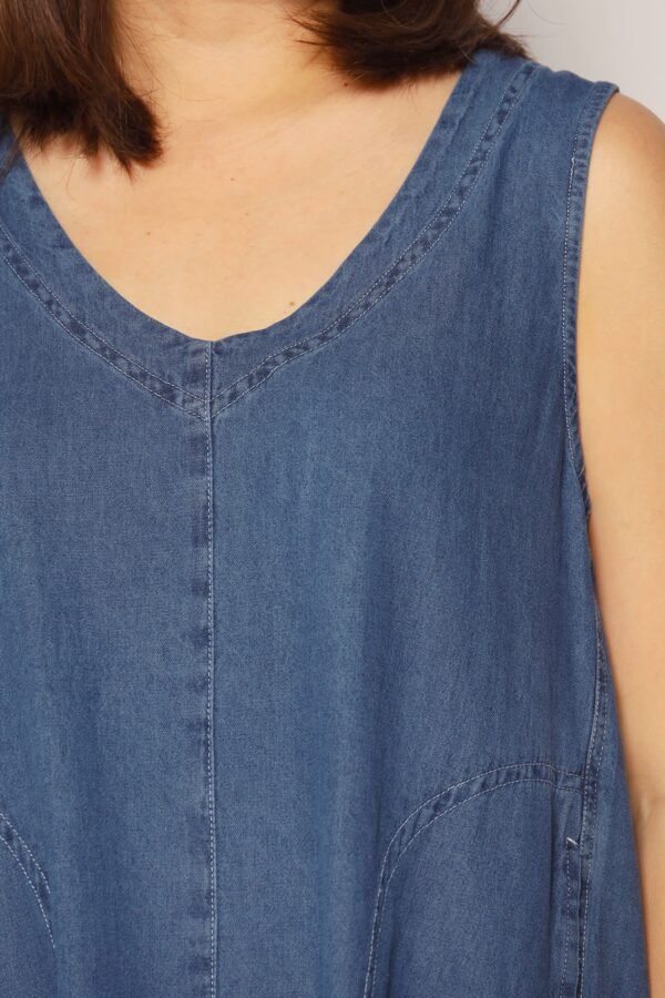Quincy Denim Dress - Image 9