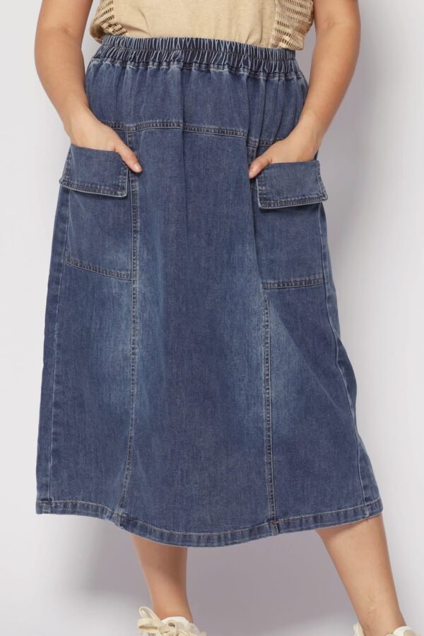 Backorders Quint Pocket Denim Skirt - Image 2
