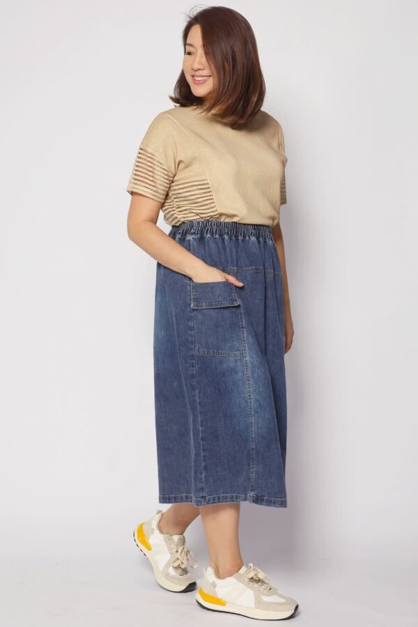 Backorders Quint Pocket Denim Skirt - Image 5