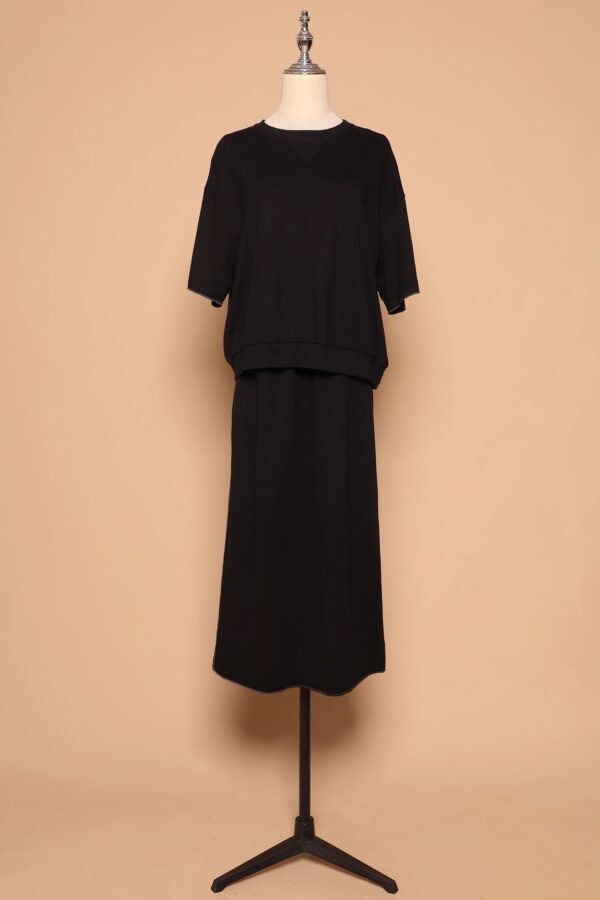 PO - Rocco 2 in 1 Top and Skirt Set in Black - Image 4