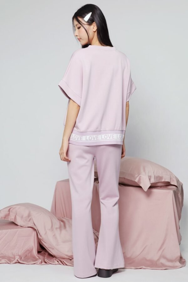 JOY - Saranghae 2 in 1 Top and Pants Set in Lilac Purple - Image 10