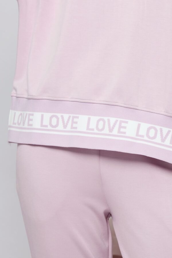 JOY - Saranghae 2 in 1 Top and Pants Set in Lilac Purple - Image 11