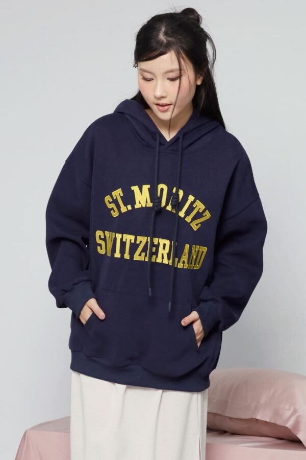 JOY - Switzerland Hoodie Pullover in Blue - Image 5