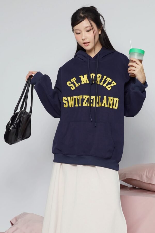 JOY - Switzerland Hoodie Pullover in Blue - Image 4