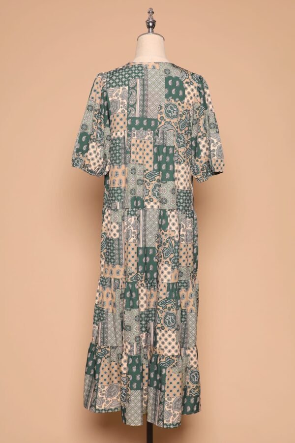 PO - Sydney Dress in Green Paisley - Image 7