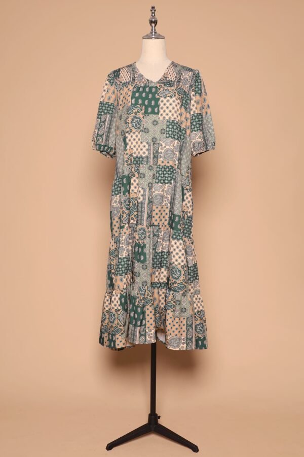 PO - Sydney Dress in Green Paisley - Image 8
