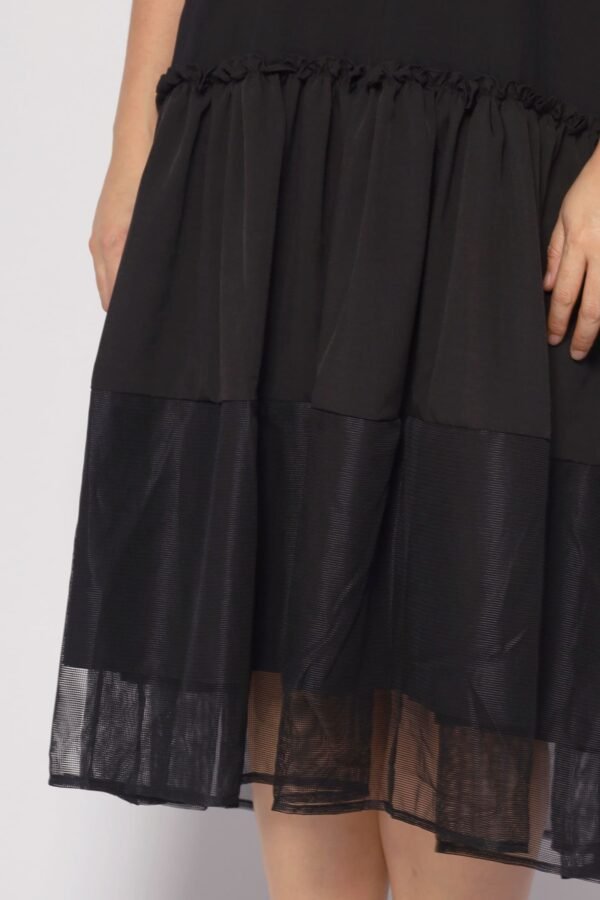 Valerie Netted Dress in Black - Image 9