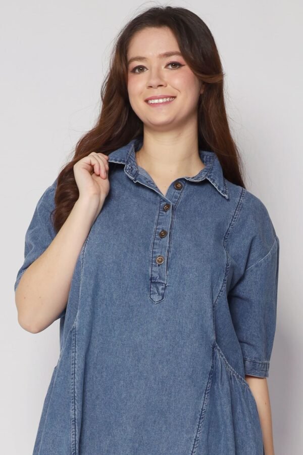 PO - Vava Denim Pocket Dress - Image 2