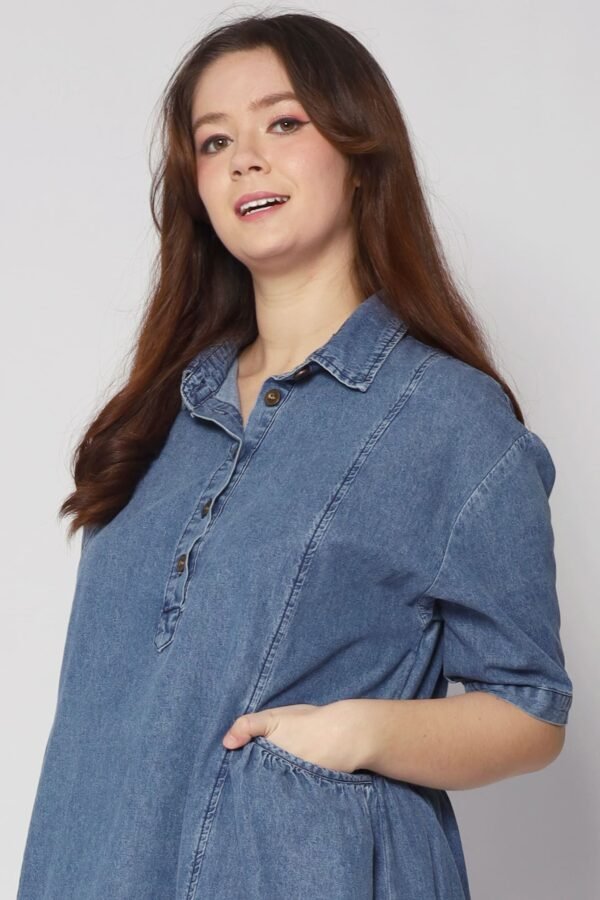 PO - Vava Denim Pocket Dress - Image 7