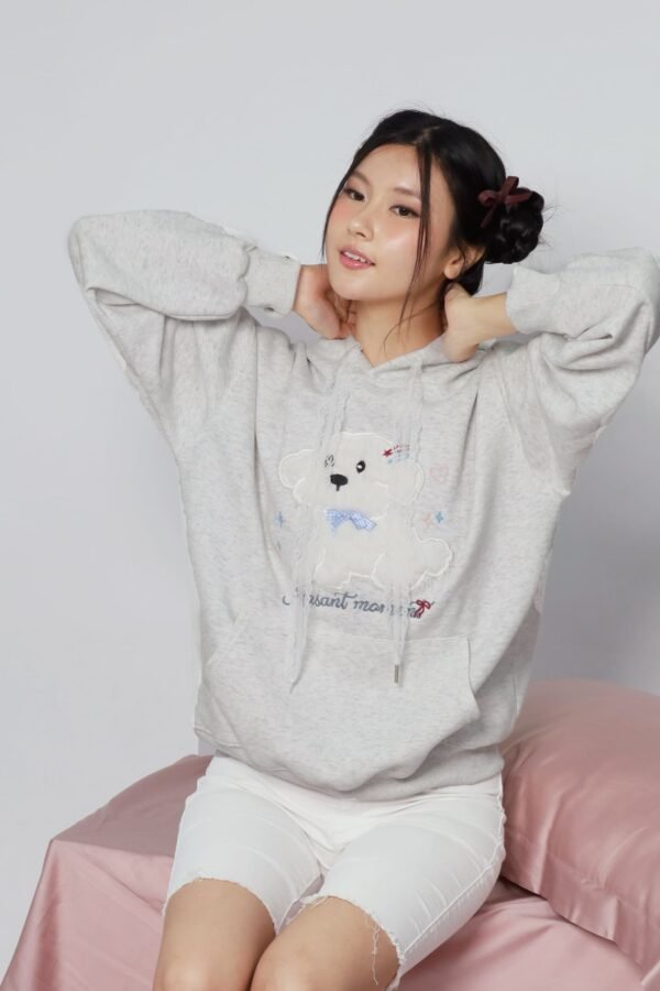 JOY - Xiao Gou Gou Hoodie Pullover Top - Image 4