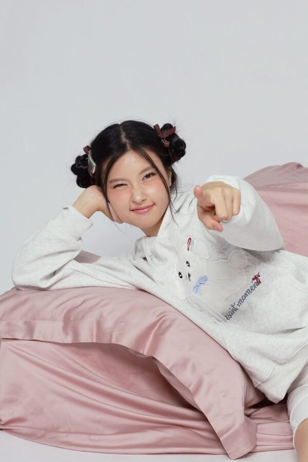 JOY - Xiao Gou Gou Hoodie Pullover Top - Image 2