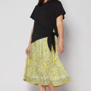 PO - Zion Dress in Green Dots